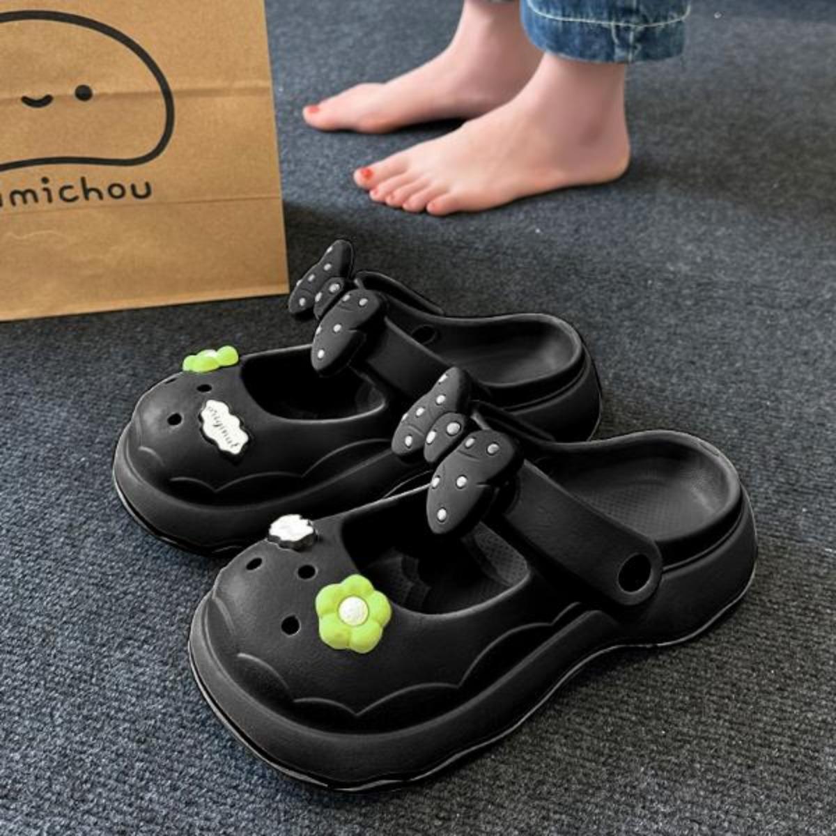 Platform Shoes Women's Summer Outdoor 2023 New Height Increasing Non-Slip Mary Jane Closed Toe Sandals Women's Summer Sandals
