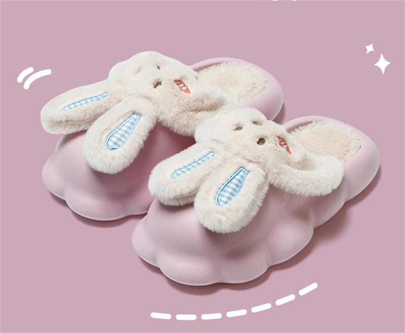 Removable Cotton Slippers For Women In Autumn and Winter Indoor And Outdoor Home Thick-soled Waterproof Warm Furry Slippers