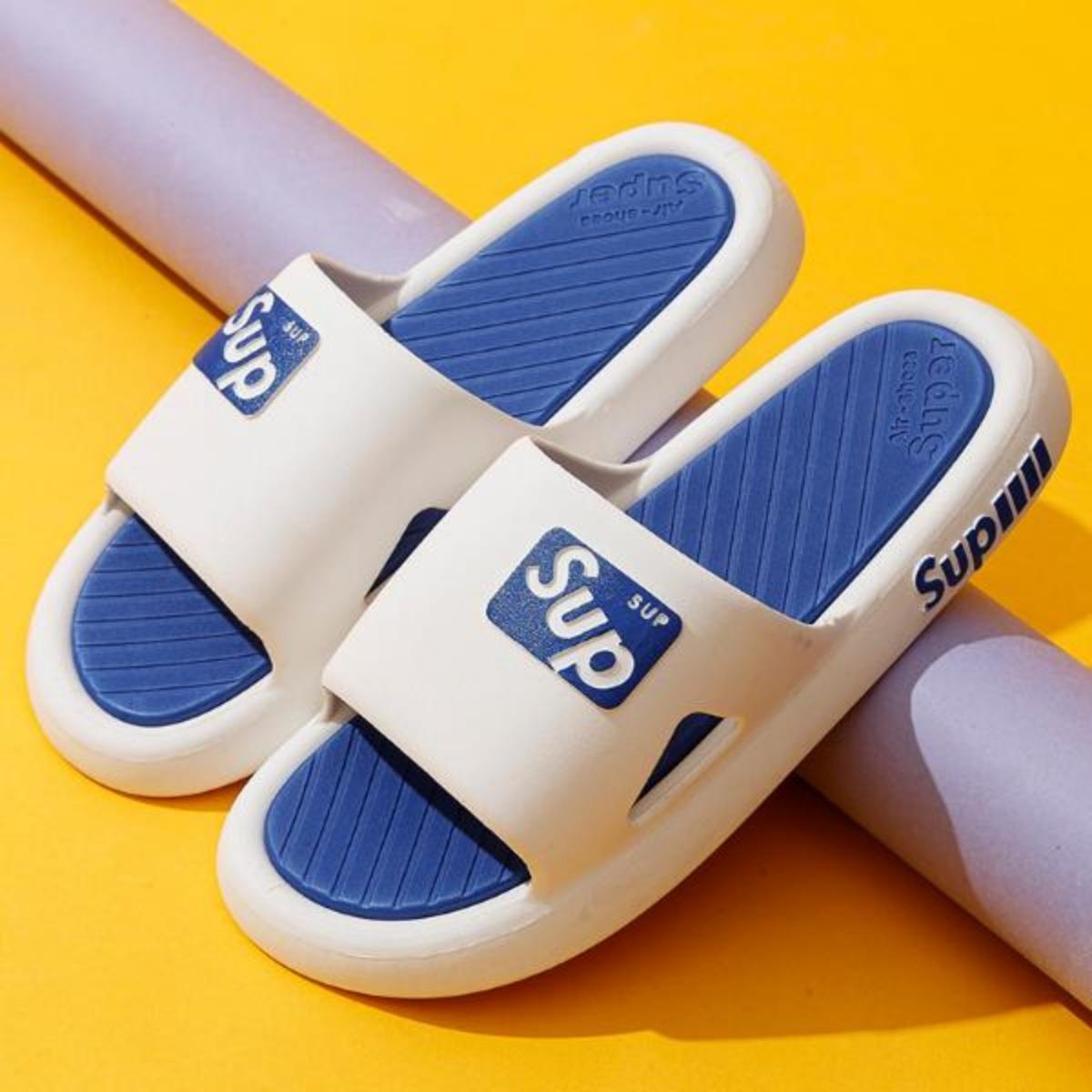 Summer Slippers Men's Summer Outdoor Indoor Slippers Household Couple Bathroom Bath Non-Slip Women Slippers