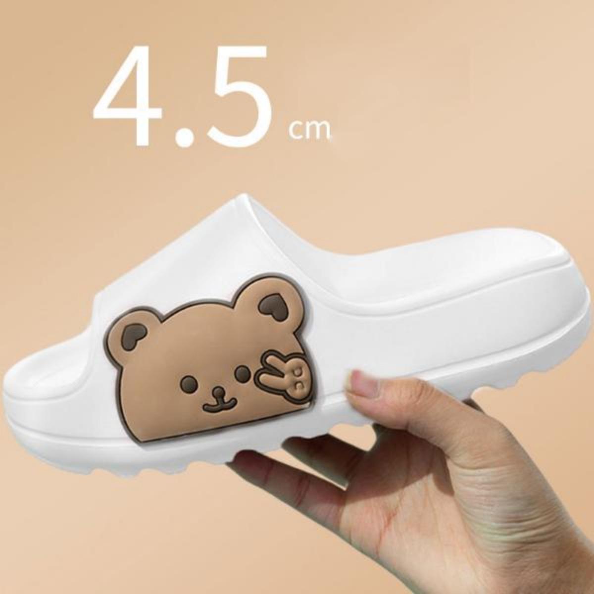 Women's Summer Bath Cute Thick-Soled Home Couple Home Indoor Non-Slip Slip Slip-on Slippers Men's Outdoor Wear Slippers