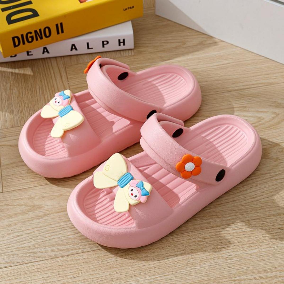 Slip-on Sandals Women's Summer Outdoor Cute Fairy Style Stylish Beach Sandals Dual-Purpose Slippers Women's Summer