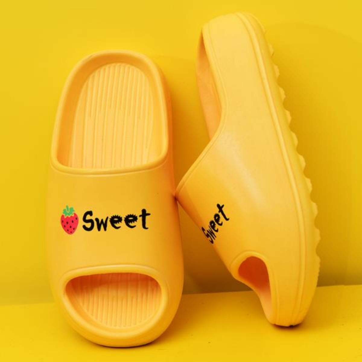 Slippers Summer Home Silent Non-slip Indoor Household Soft Bottom Thick Soled Couple Slippers Outside Wear Men's Sandals