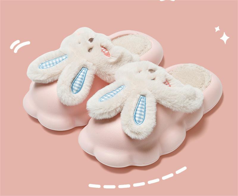 Removable Cotton Slippers For Women In Autumn and Winter Indoor And Outdoor Home Thick-soled Waterproof Warm Furry Slippers