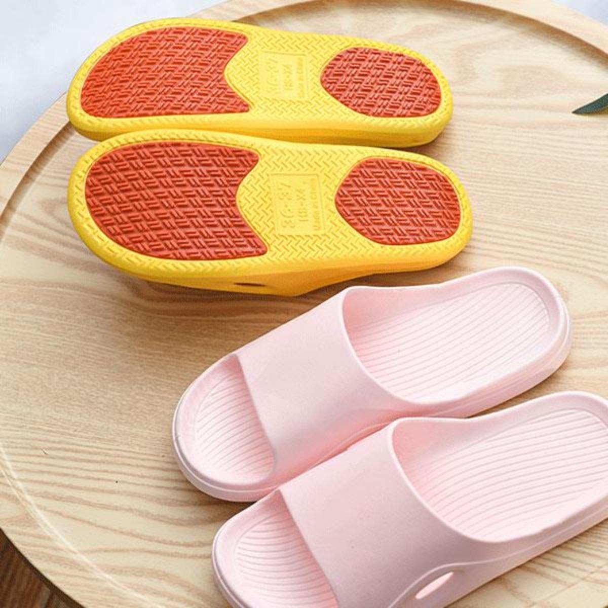 Elderly Non-Slip Slippers Female Summer Elderly Interior Home Bath Home Slippers for Pregnant Woman Male Summer