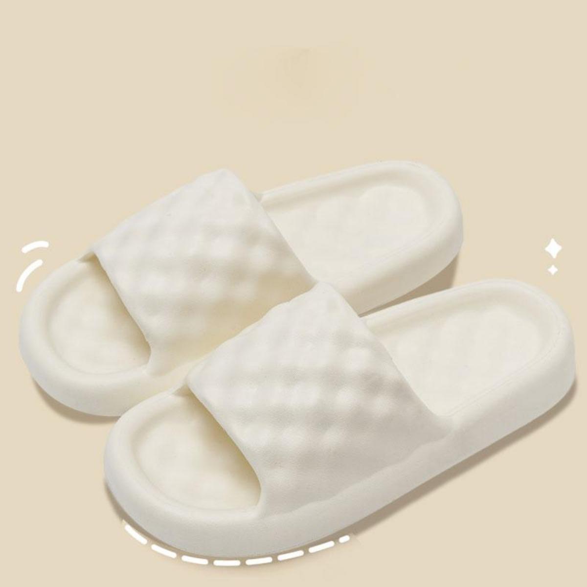 2023 New Slippers Men's Summer Wear Anti-odor Slippers Home Bathroom Soft Bottom Non-slip Couple Slippers