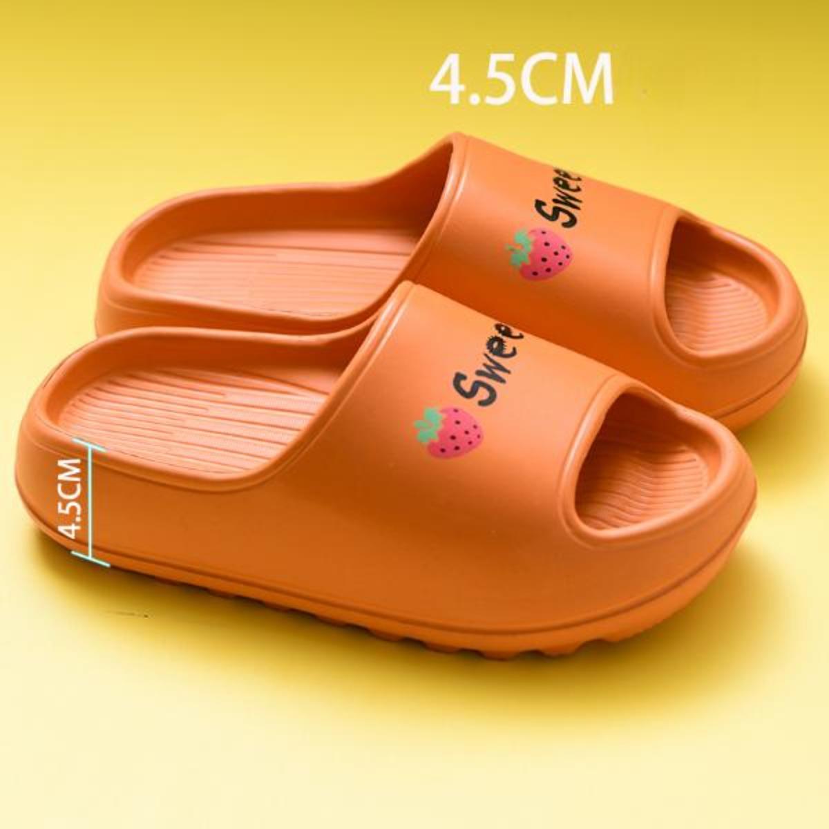 Super Thick Bottom Slippers for Women Summer Outdoor Wear Home Non-Slip Bathroom Mute Indoor Home Soft Bottom Couple Men's Slippers