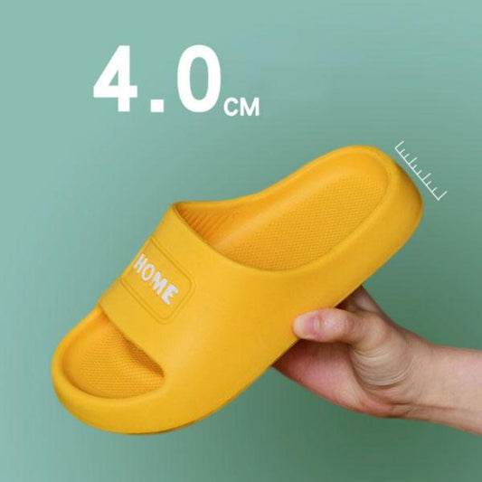 Women's Summer Indoor Outdoor Home Bathroom Non-Slip Bath Soft Bottom Poop Feeling Couple Thick Bottom Slippers Men's Outdoor Wear