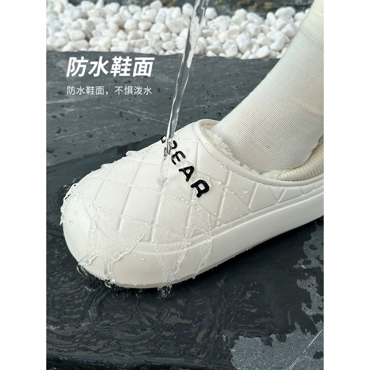 Free Shipping 2023 New Waterproof Cotton Slippers for Women in Winter Home Warmth Preservation and Anti slip Cotton Slippers Cotton Shoes