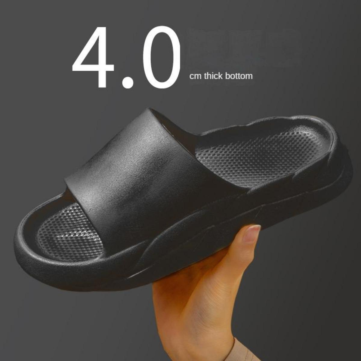 Thick Bottom Soft Bottom Eva Slippers Women's Summer Household Bath Non-Slip Home Indoor Slippers Men