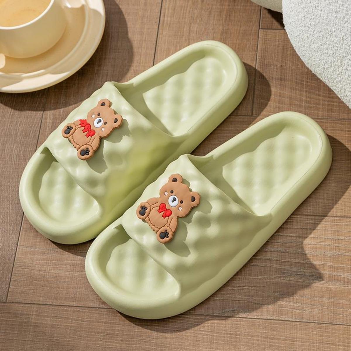 Women's Summer Slippers Indoor Household Thick-Soled Bathroom Bath Non-Slip Soft-Soled Eva Outdoor Slippers Men