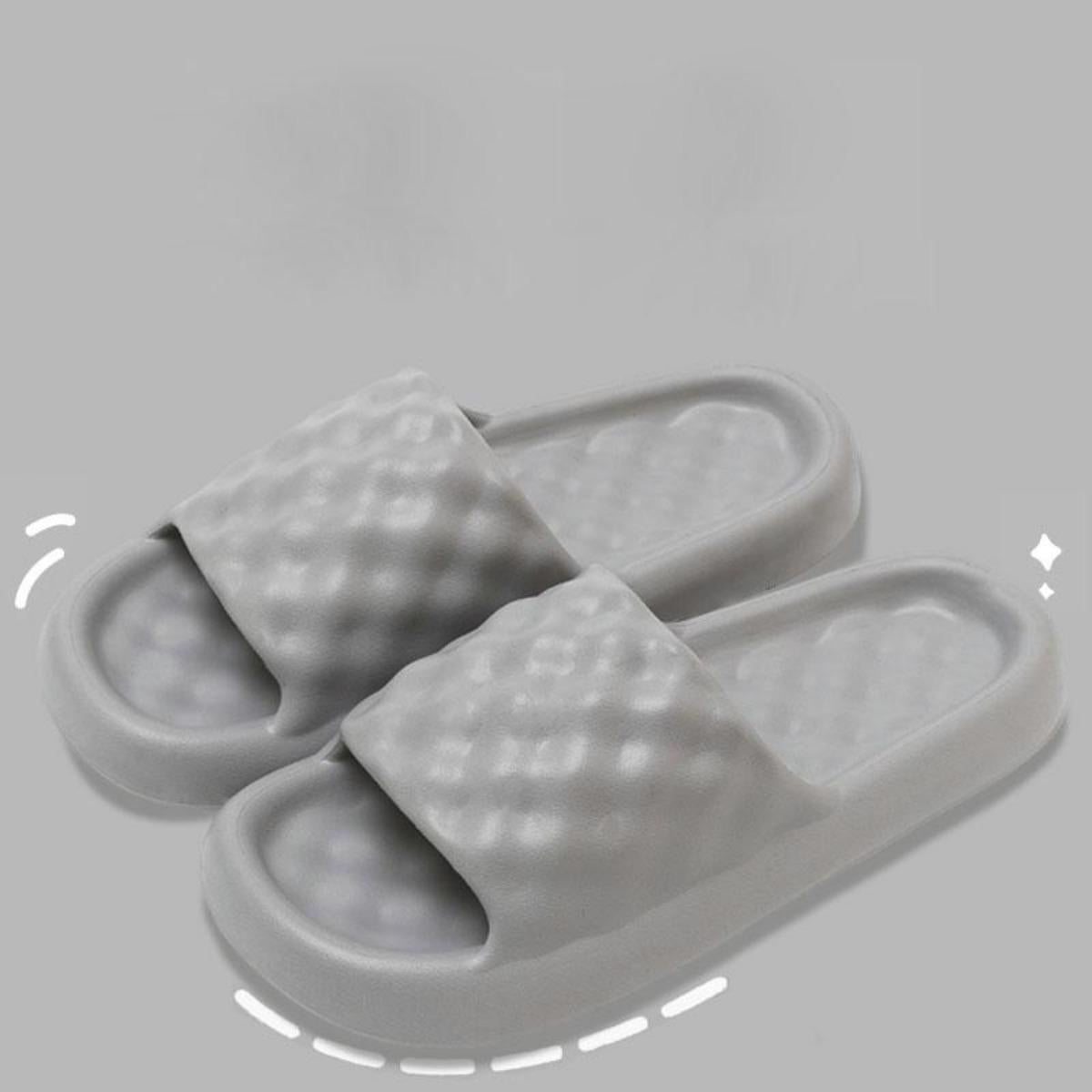 2023 New Slippers Men's Summer Wear Anti-odor Slippers Home Bathroom Soft Bottom Non-slip Couple Slippers