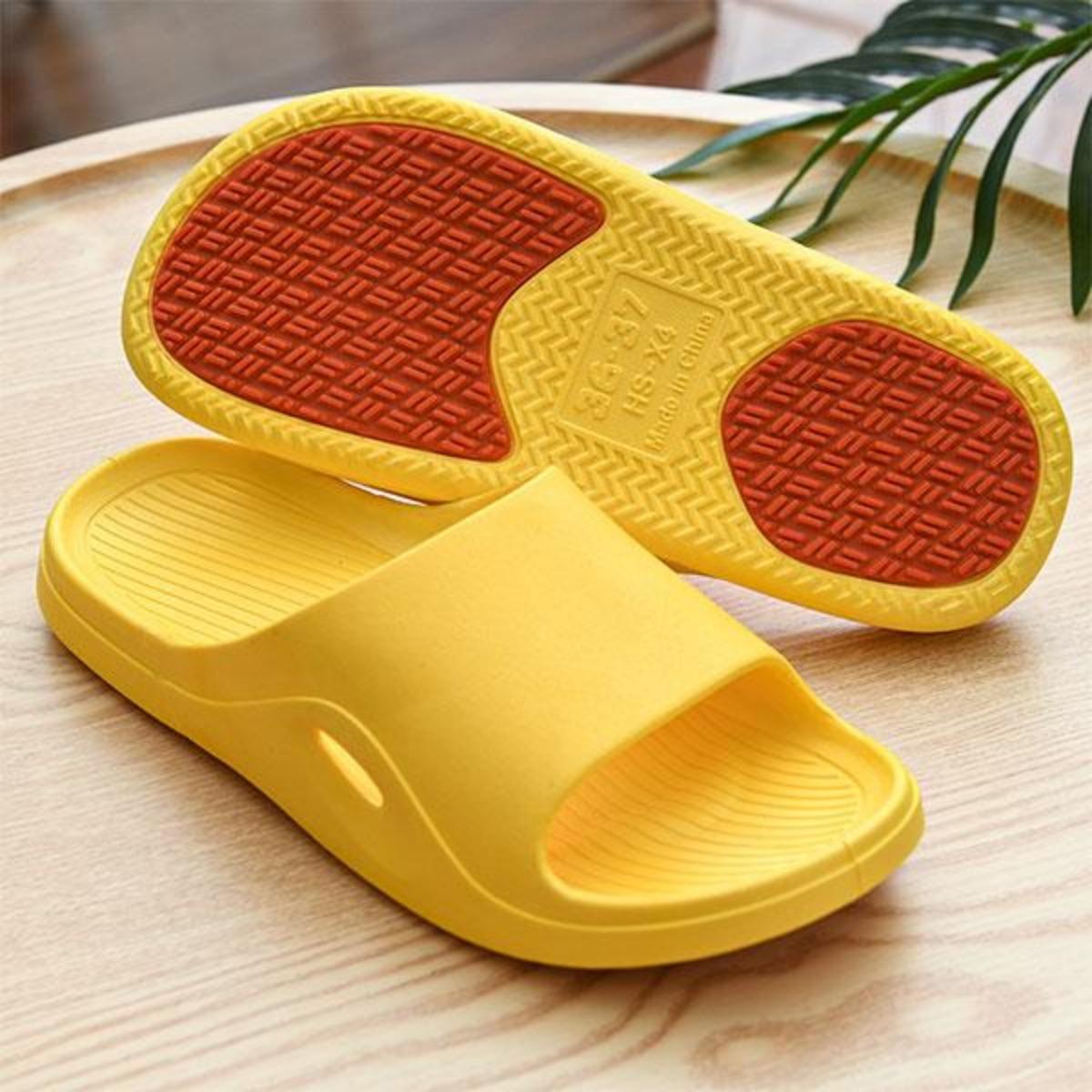 Elderly Non-Slip Slippers Female Summer Elderly Interior Home Bath Home Slippers for Pregnant Woman Male Summer