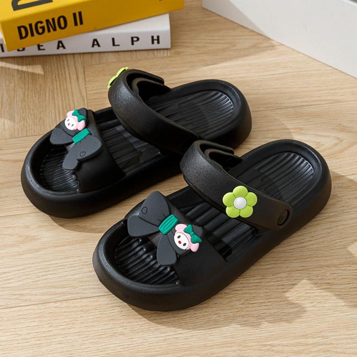 Slip-on Sandals Women's Summer Outdoor Cute Fairy Style Stylish Beach Sandals Dual-Purpose Slippers Women's Summer