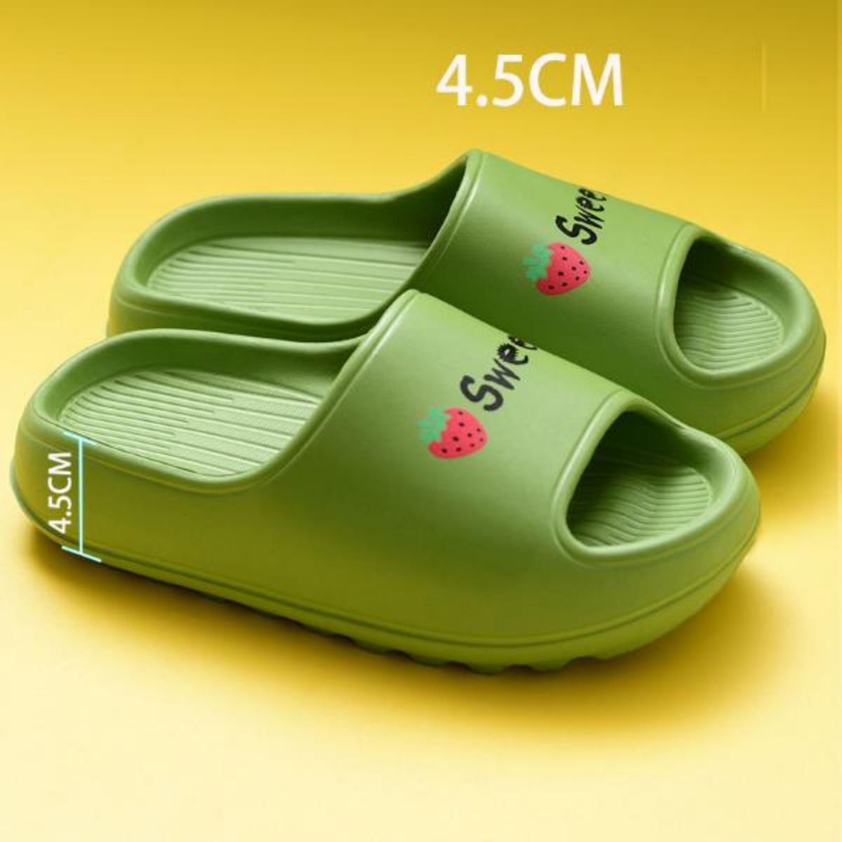 Slippers Summer Home Silent Non-slip Indoor Household Soft Bottom Thick Soled Couple Slippers Outside Wear Men's Sandals