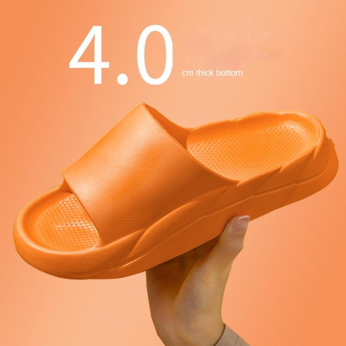 Thick Bottom Soft Bottom Eva Slippers Women's Summer Household Bath Non-Slip Home Indoor Slippers Men