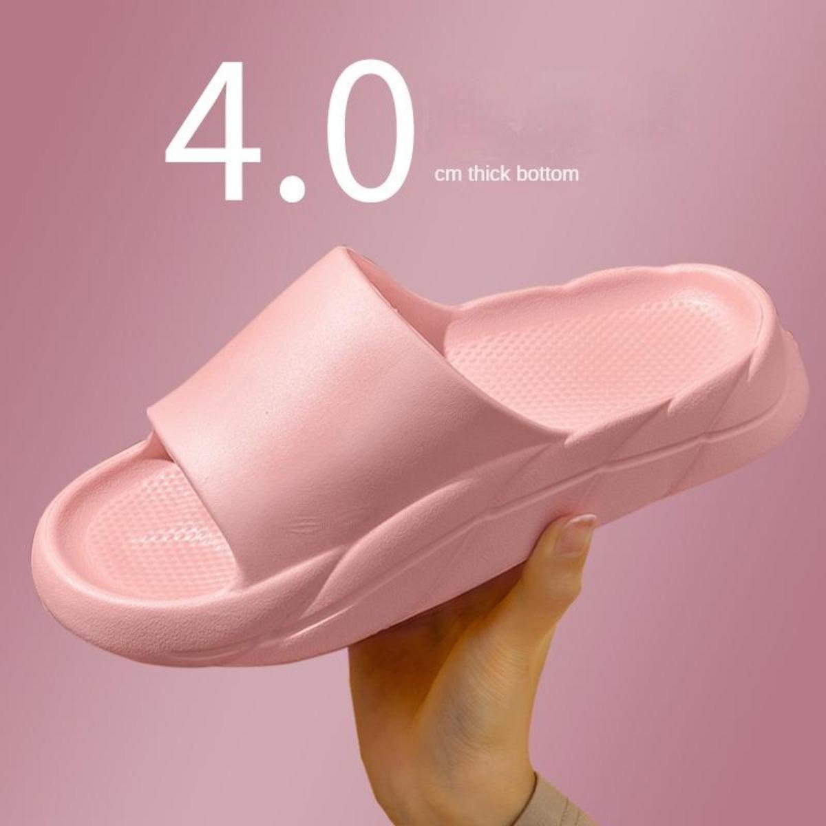 Thick Bottom Soft Bottom Eva Slippers Women's Summer Household Bath Non-Slip Home Indoor Slippers Men