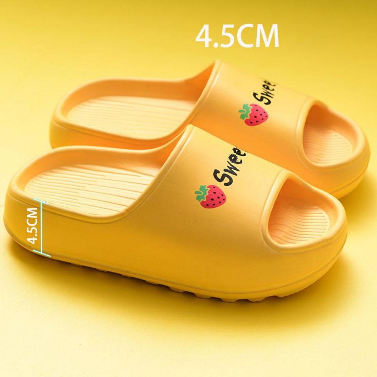 Slippers Summer Home Silent Non-slip Indoor Household Soft Bottom Thick Soled Couple Slippers Outside Wear Men's Sandals