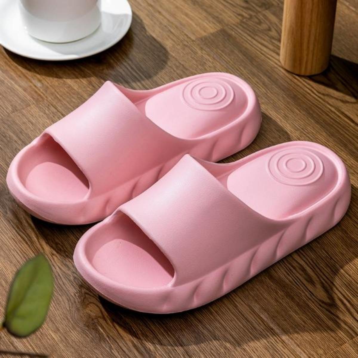 Non-slip Outdoor WearSlippers for Women Summer Bathroom Bath Couple Thick Bottom Home Indoor Men's Sandals