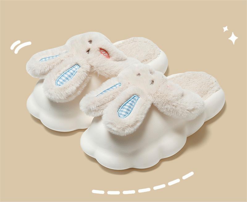 Removable Cotton Slippers For Women In Autumn and Winter Indoor And Outdoor Home Thick-soled Waterproof Warm Furry Slippers