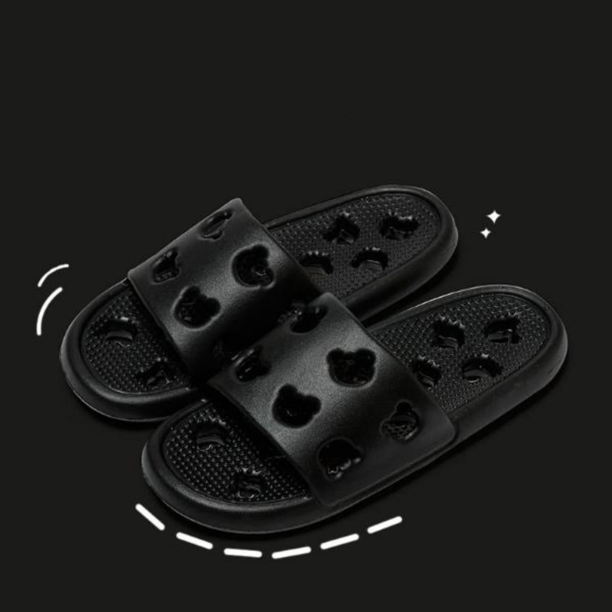 Bathroom Slippers for Women Summer Home Bathroom Bath Non-Slip Leaking Quick-Drying Couple Slippers for Men