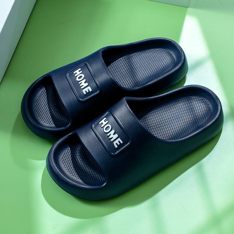 Bathroom Slippers for Women Summer Home Bath Leaking Quick-Drying Hollow Non-Slip Couple Indoor Home Slippers for Men