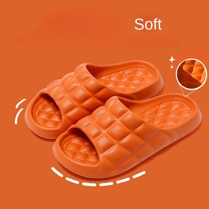 Bathroom Slippers for Women Summer Home Bath Leaking Quick-Drying Hollow Non-Slip Couple Indoor Home Slippers for Men