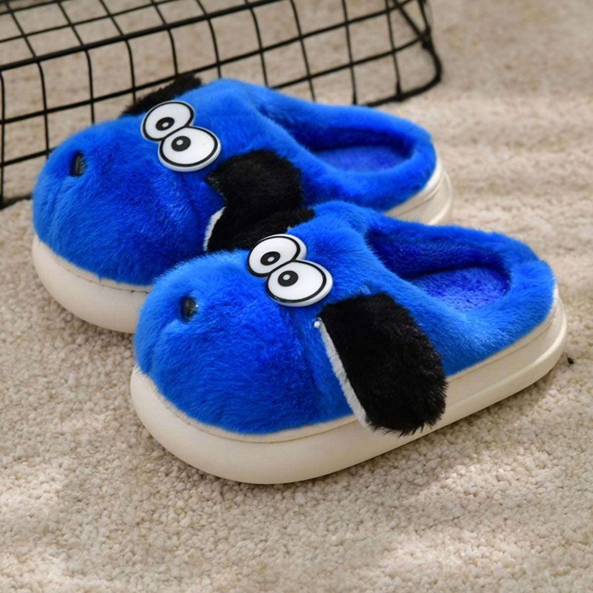 Children's Cotton Slippers Boys and Girls Autumn and Winter Cartoon Indoor Home Plush Cotton Slippers Cotton Slippers