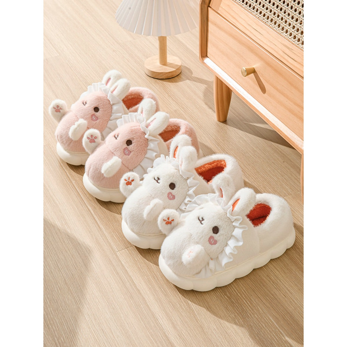 Cotton Slippers Winter Indoor Home Non-Slip Home Shoes Bottom And Warm Slipper Winter