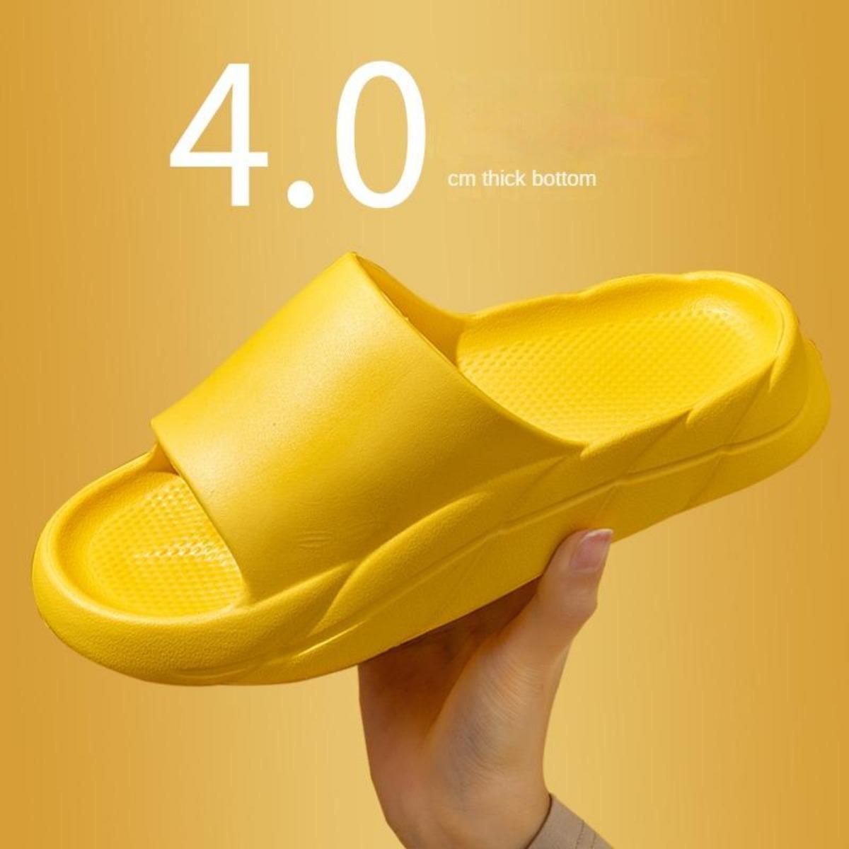 Thick Bottom Soft Bottom Eva Slippers Women's Summer Household Bath Non-Slip Home Indoor Slippers Men