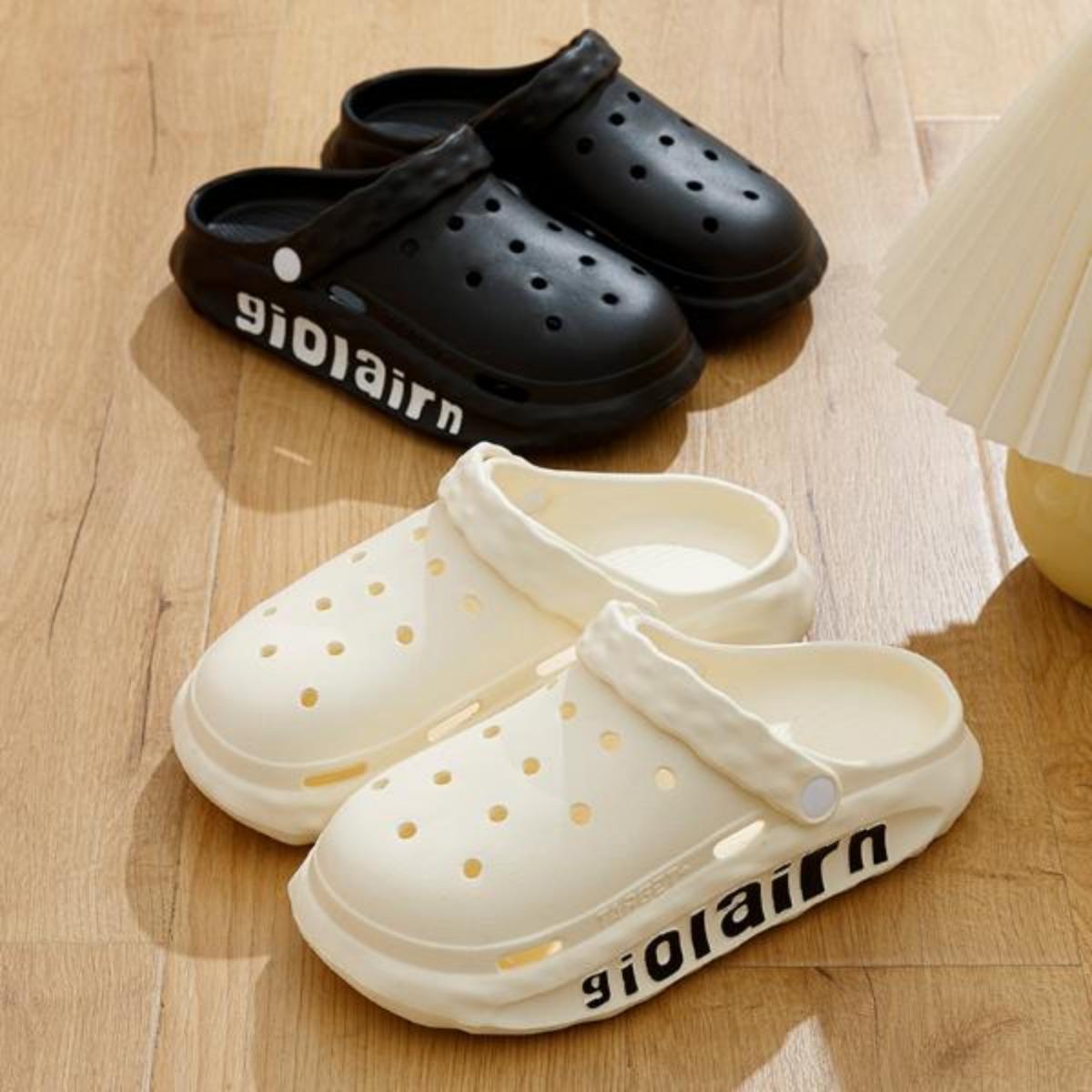 Hole Shoes Men's Non-Slip Summer Sandal Slippers Slip-on Sandals Sandals Outdoor Beach Shoes Men's Summer Sandals