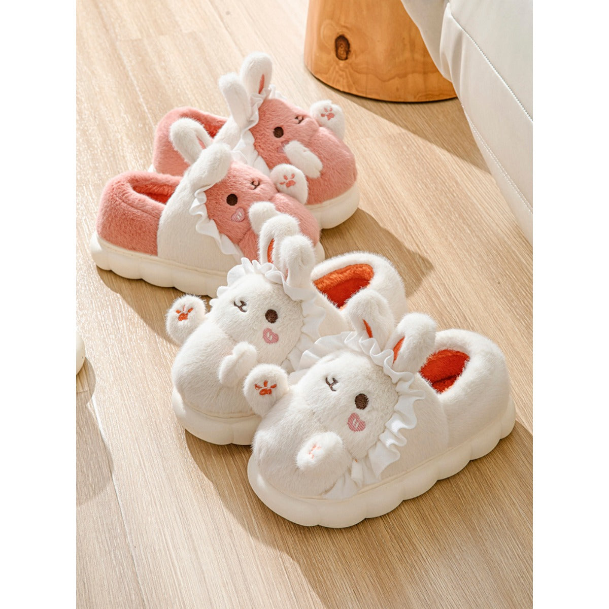 Cotton Slippers Winter Indoor Home Non-Slip Home Shoes Bottom And Warm Slipper Winter