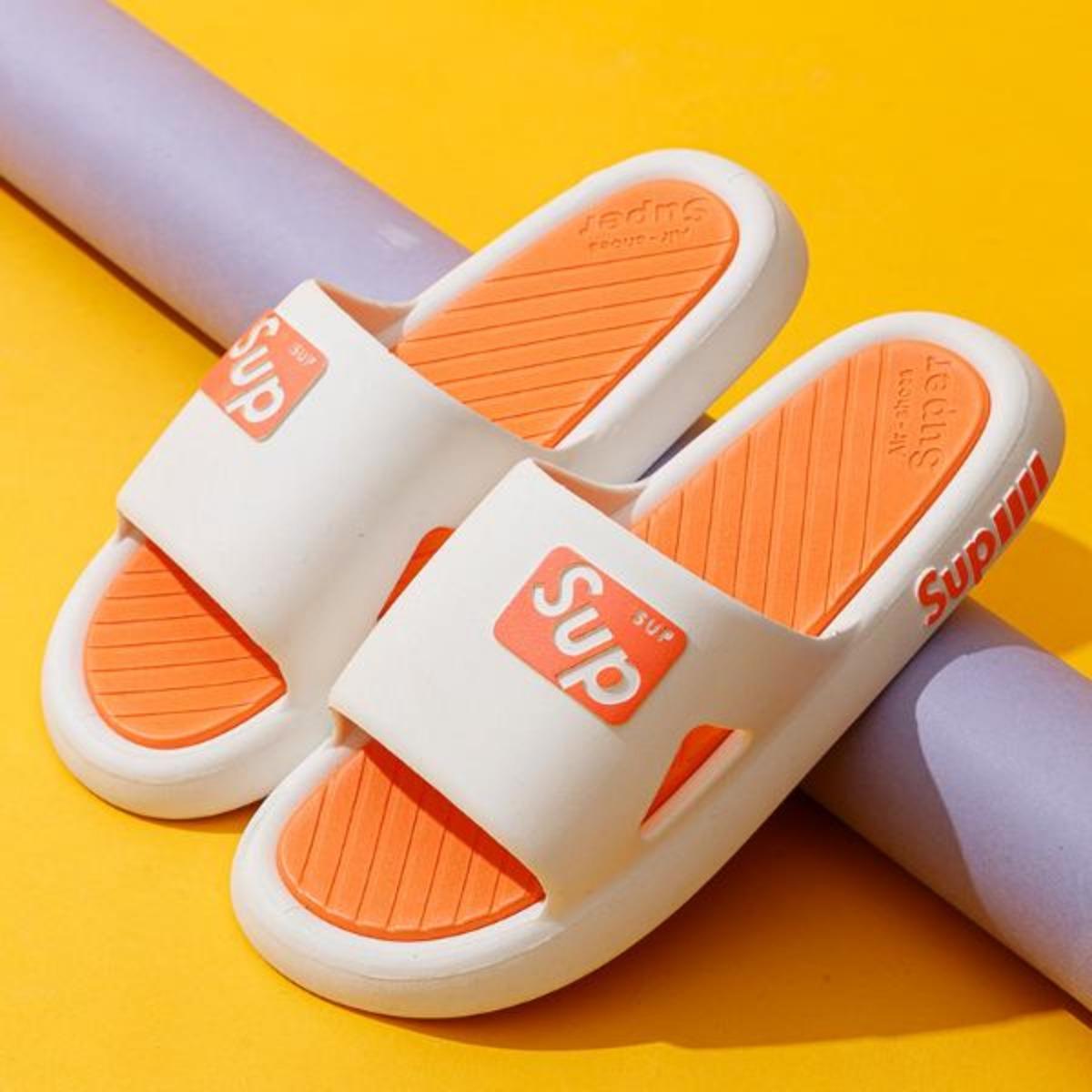 Summer Slippers Men's Summer Outdoor Indoor Slippers Household Couple Bathroom Bath Non-Slip Women Slippers