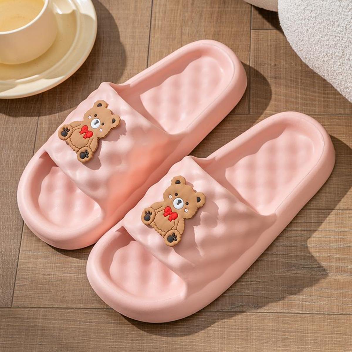 Women's Summer Slippers Indoor Household Thick-Soled Bathroom Bath Non-Slip Soft-Soled Eva Outdoor Slippers Men