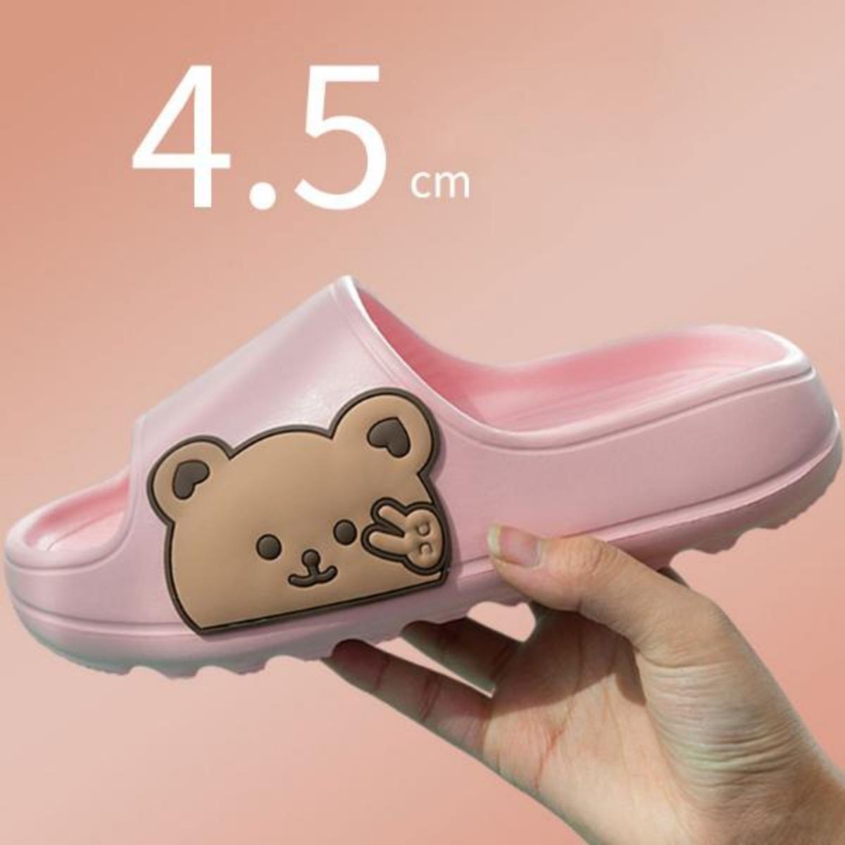 Women's Summer Bath Cute Thick-Soled Home Couple Home Indoor Non-Slip Slip Slip-on Slippers Men's Outdoor Wear Slippers