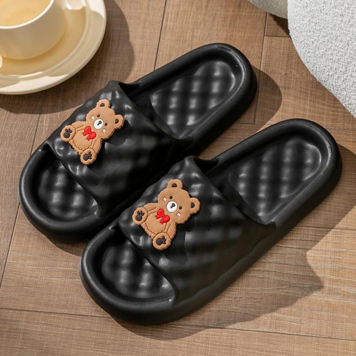 Women's Summer Slippers Indoor Household Thick-Soled Bathroom Bath Non-Slip Soft-Soled Eva Outdoor Slippers Men