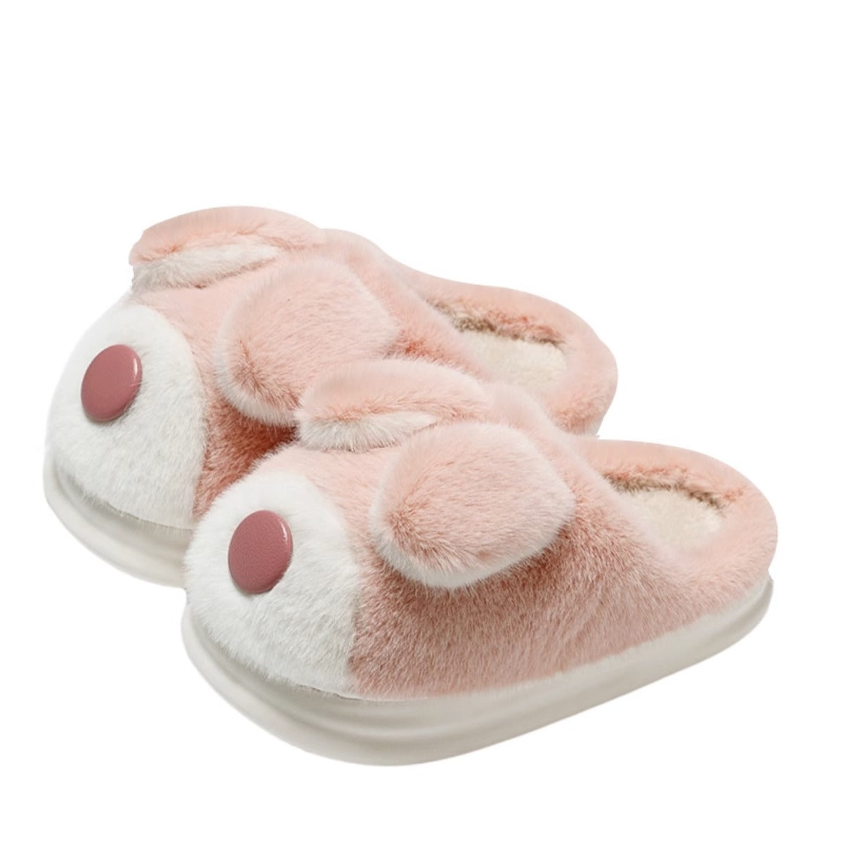 Cotton Slippers Women's Winter Indoor Home Couple 2022 New Warm Cute Velvet Slippers Men's Autumn Winter