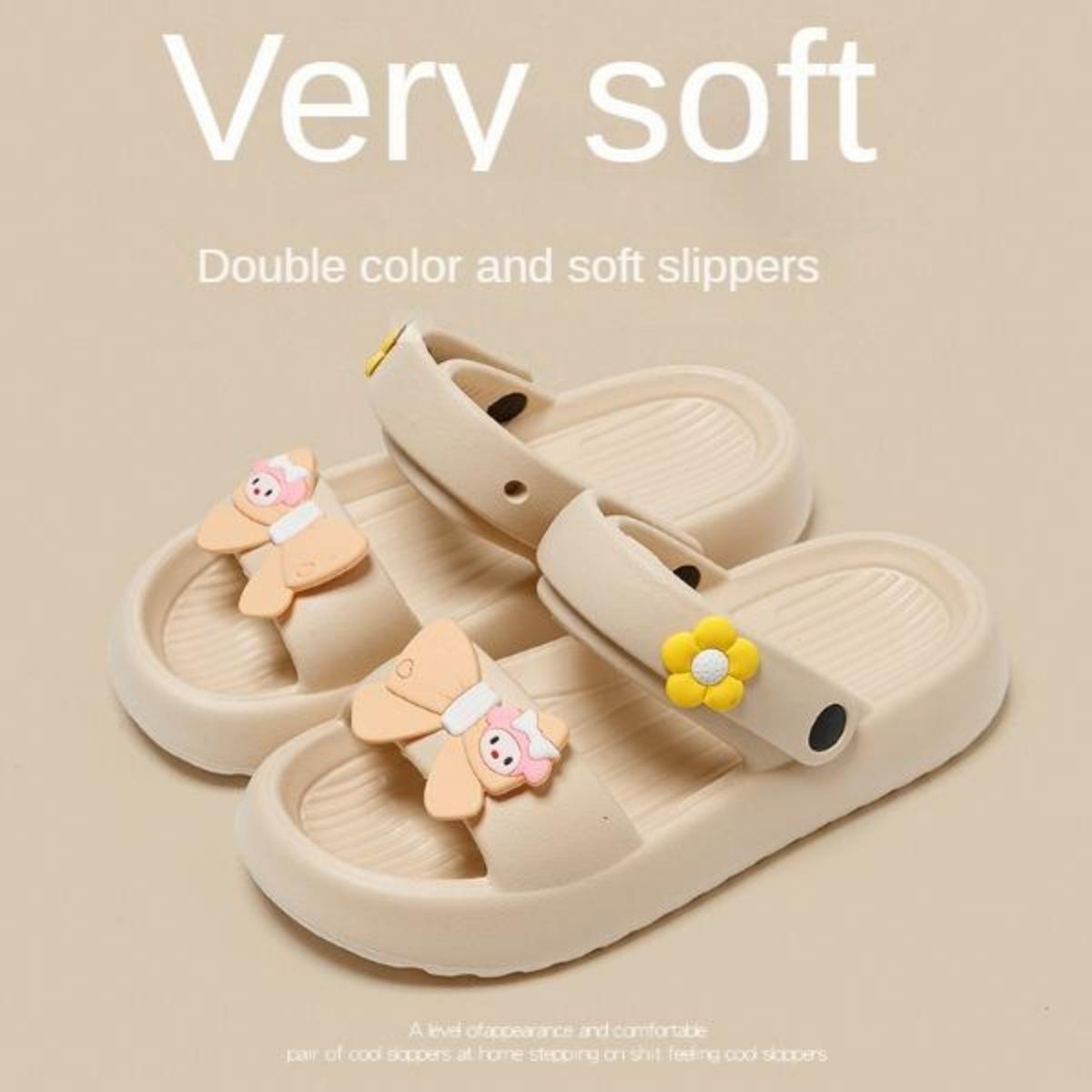 Slip-on Sandals Women's Summer Outdoor Cute Fairy Style Stylish Beach Sandals Dual-Purpose Slippers Women's Summer