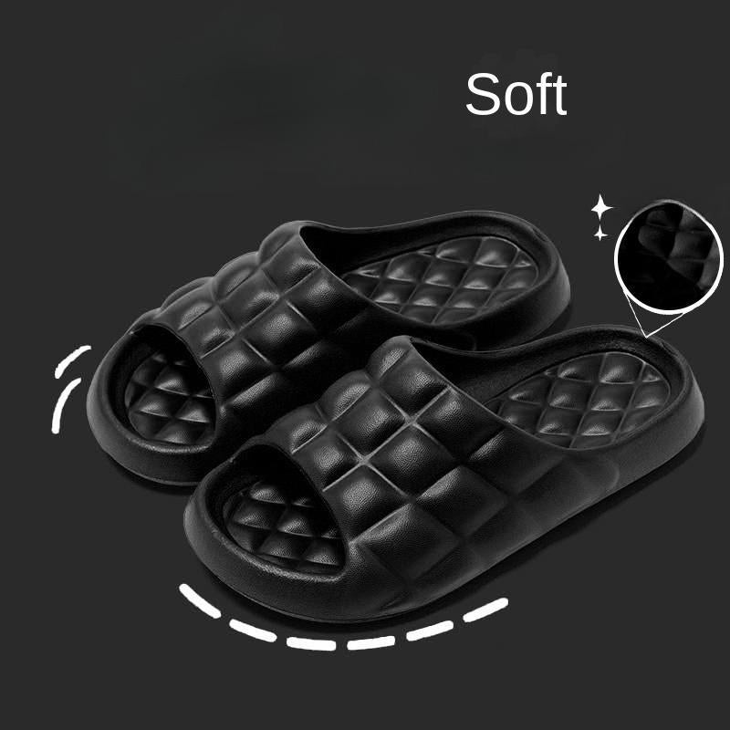 Bathroom Slippers for Women Summer Home Bath Leaking Quick-Drying Hollow Non-Slip Couple Indoor Home Slippers for Men