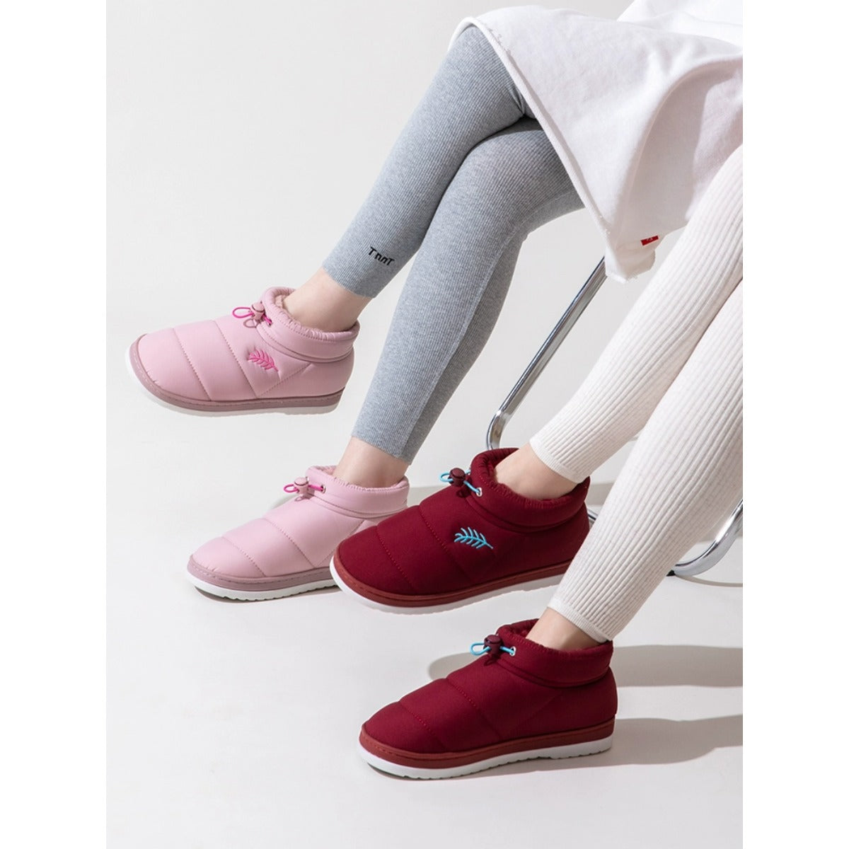 Winter Cotton Slippers Women's Indoor Home Non-slip Platform Warm Cotton Shoes