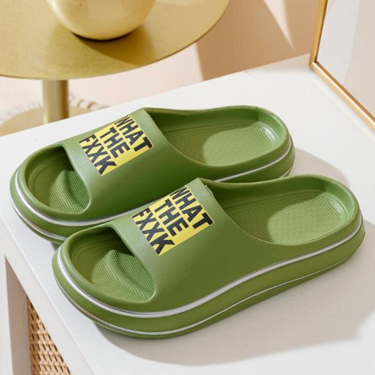 Men's Slippers Men's Drooping Feeling Home Ins Trendy Indoor Bathroom Bath Non-Slip Summer Outdoor Sports Sandals