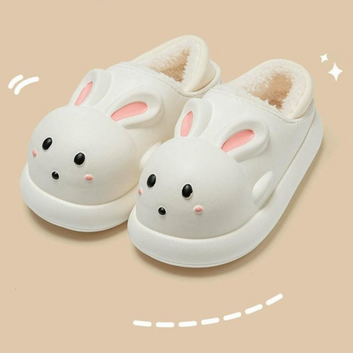 Waterproof Cotton Slippers Female Winter 2023 New Cute Indoor Home Couple Children Cotton-Padded Shoes