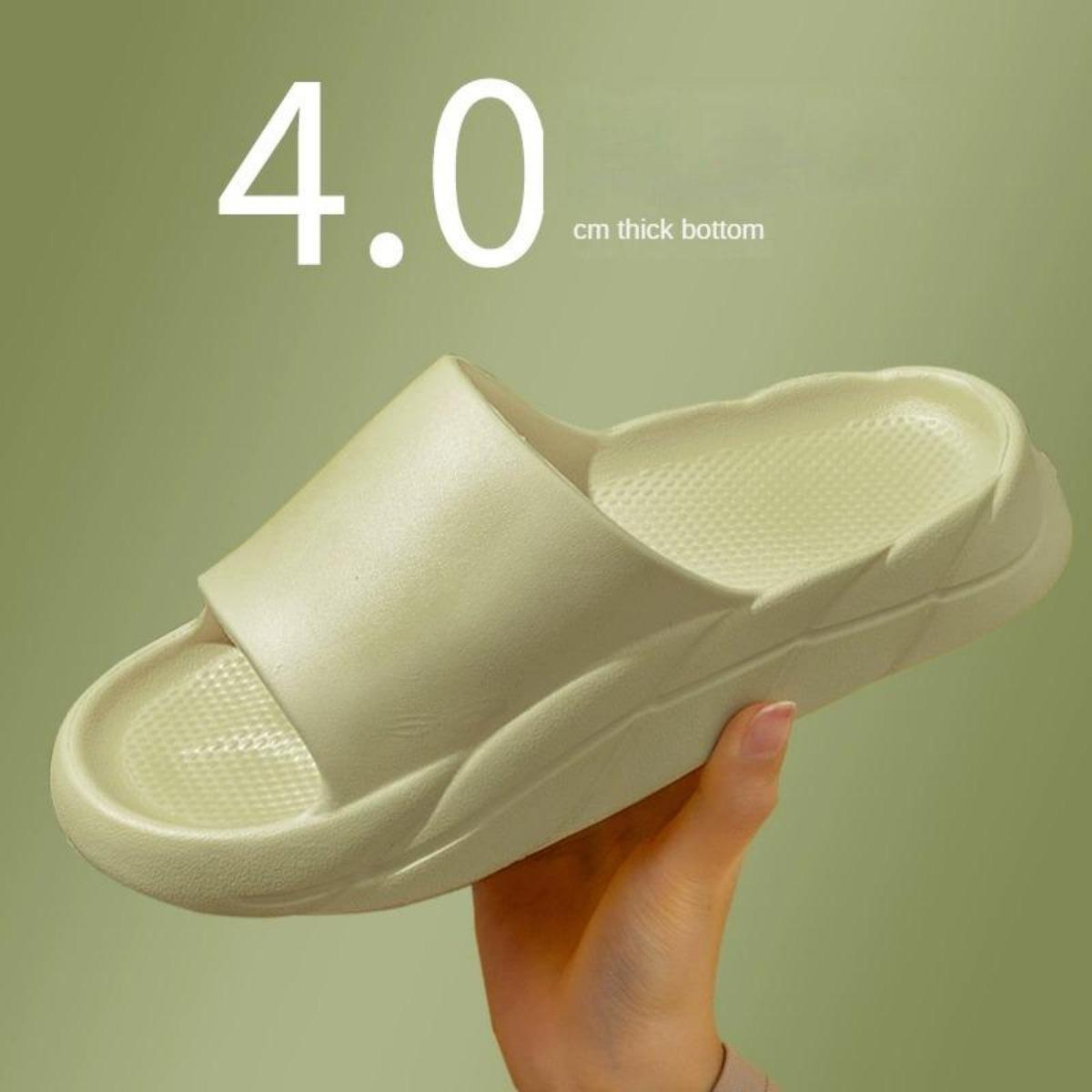 Thick Bottom Soft Bottom Eva Slippers Women's Summer Household Bath Non-Slip Home Indoor Slippers Men