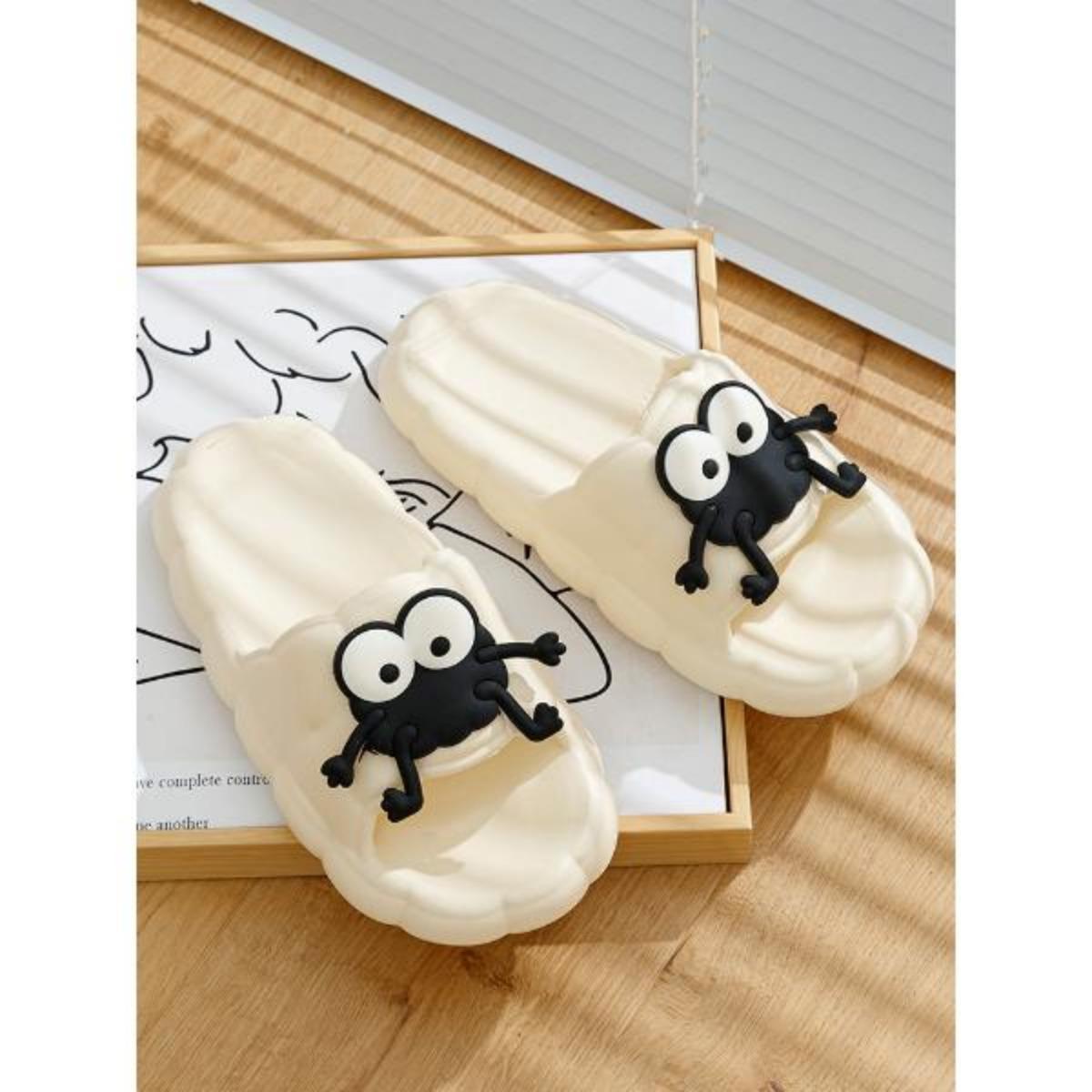 Cute Little Briquette Couple Slippers Women's Summer Outdoor Wear Shit Feeling Men's Home Indoor Non-Slip Silent High-Grade Feeling