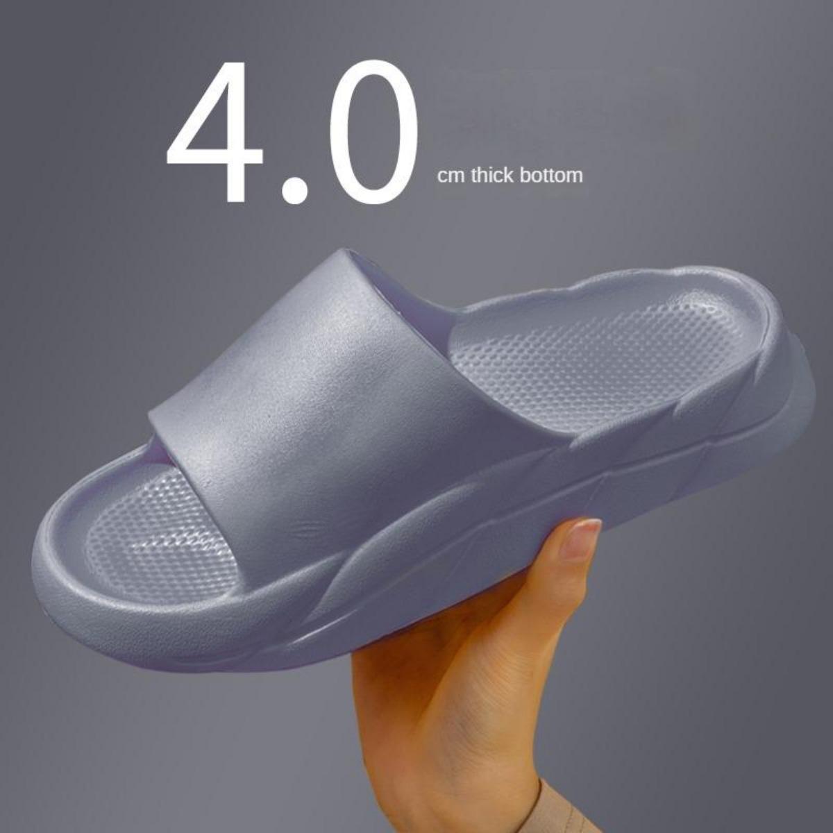 Thick Bottom Soft Bottom Eva Slippers Women's Summer Household Bath Non-Slip Home Indoor Slippers Men