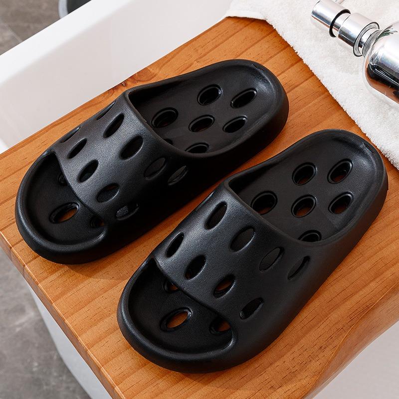 Bathroom Slippers Non-Slip Men's Summer Home Indoor Mute Hollow Shower Leaking Toilet Bathroom Slippers Ladies