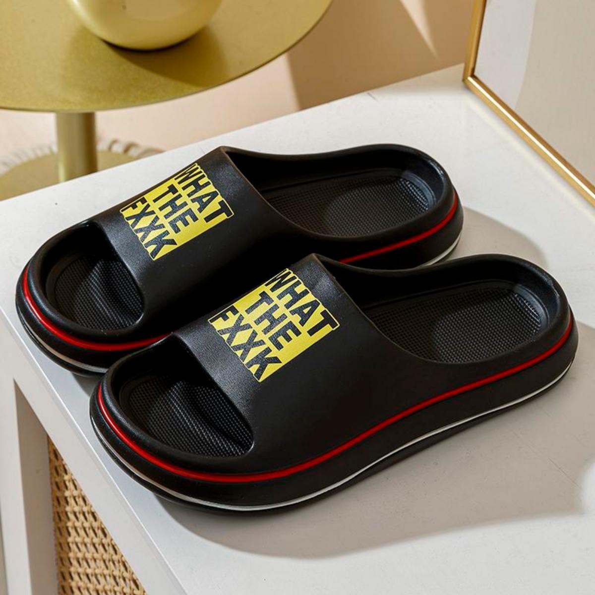 Men's Slippers Men's Drooping Feeling Home Ins Trendy Indoor Bathroom Bath Non-Slip Summer Outdoor Sports Sandals